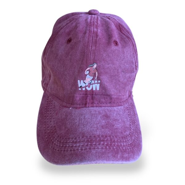 Gorra burdeos print chica