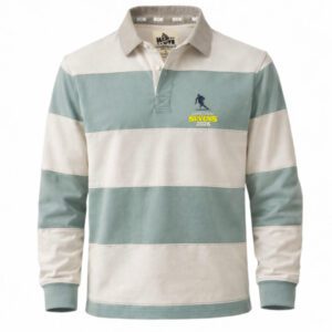🏉 POLO de RUGBY RAYAS (color: verde)