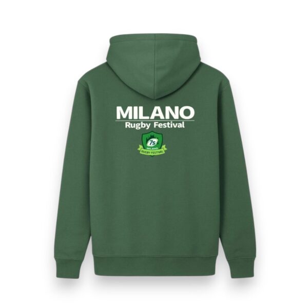 Sudadera capucha verde - Imagen 2