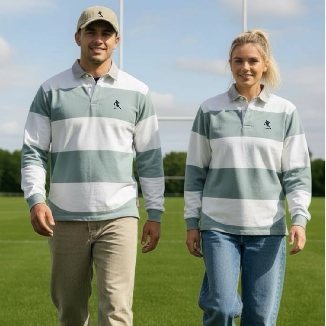 Polo de Rugby Rayas Verde - Image 8