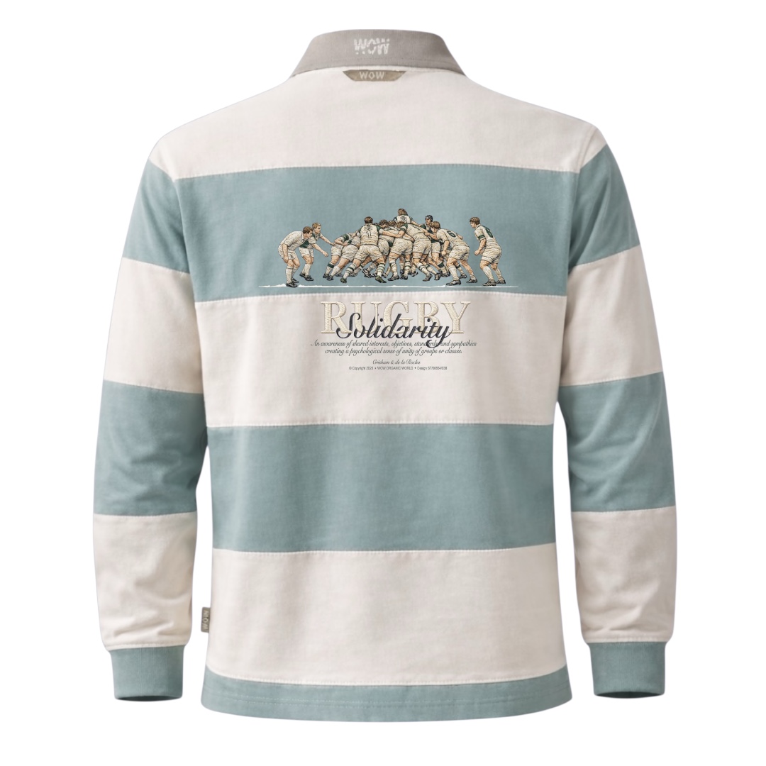 Polo de Rugby Rayas Verde - Image 2